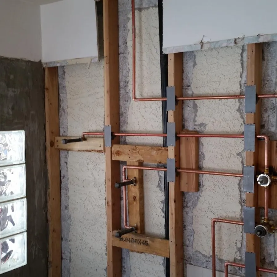 Copper pipe installation for Burst Pipe Repair in Rye